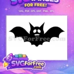 Free Creepy White Eyes Free Jagged Mouth Spooky Halloween Ghost Free SVG - Instant Download
