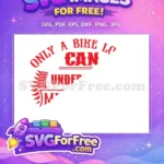 Free Only A Bike Lover Quote Free Red Motorcycle Wings Biker Design Free SVG - Instant Download