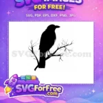 Free Flying Birds Silhouette Free Flock of Birds Nature Scene Design Free SVG - Instant Download