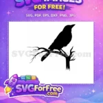 Free Flying Birds Silhouette Free Flock of Birds on Wire Nature Free SVG - Instant Download