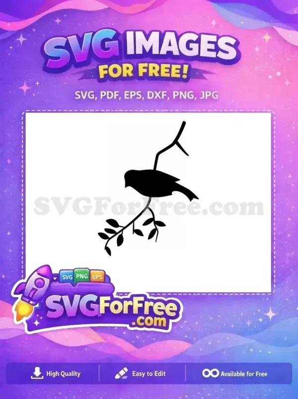 A free elegant black silhouette of a stylized ribbon or banner, perfect for diverse design projects. This free graphic adds flair.