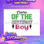 Free Mama Birthday Boy Free Ice Cream Cones Celebration Free SVG - Instant Download