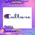 Free Culture Champion Logo Free Cursive Font Black History Month Free SVG - Instant Download