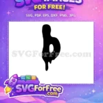 Free Dripping Letter B Free Black Pride Symbol Black History Month Free SVG - Instant Download