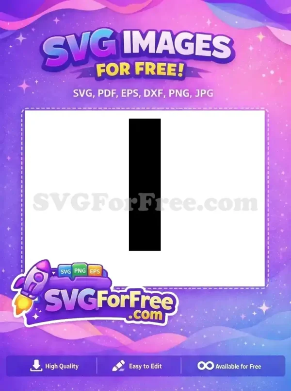 A black placeholder image representing a versatile free SVG design, ideal for crafters and digital artists. Download now!