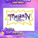 Free Rugrats Melanin Font Free Black History Month Pride Free SVG - Instant Download