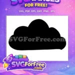 Free Goku Black Nimbus Free Kintoun Cloud Silhouette Dragon Ball Free SVG - Instant Download