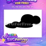 Free Flying Nimbus Silhouette Free Goku Magic Cloud Dragon Ball Free SVG - Instant Download