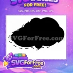 Free Akatsuki Cloud Silhouette Free Black Ninja Symbol Naruto Free SVG - Instant Download