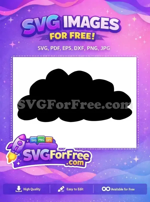 This free design features a minimalist, dark aesthetic, perfect as a foundational free SVG for any creative project.