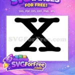 Free Bold Malcolm X Symbol Free Civil Rights Black History Month Free SVG - Instant Download