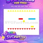 Free Abstract Geometric Shapes Free Red Yellow Blocks Black History Month Free SVG - Instant Download