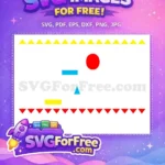 Free Abstract Geometric Shapes Free Colorful Circles Triangles Black History Month Free SVG - Instant Download