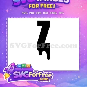 Free Dripping Z Letter SVG Design for Creative Projects. This free dripping Z letter SVG image features a bold black capital 'Z' with a melting, liquid-like bottom. Perfect for free creative projects.
