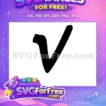 Free Bold Black Checkmark Free Silhouette Design Black History Month Free SVG - Instant Download