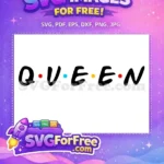 Free Queen Friends Style Free Colorful Dots Black History Month Free SVG - Instant Download