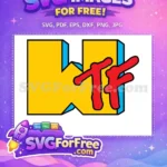 Free Yellow 3D Logo Free Red Graffiti Font Wild N Out Free SVG - Instant Download