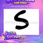 Free Stylized Black S Free Empowerment Design Black History Month Free SVG - Instant Download