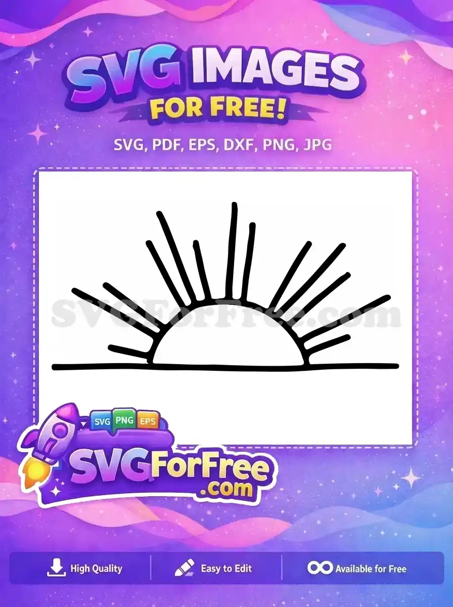 A free SVG design, abstract and ready for download. This versatile free vector art offers limitless creative project potential for users.
