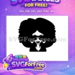 Free Black Woman Afro Hair Free Sunglasses Black Lives Matter Free SVG - Instant Download