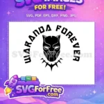 Free Black Panther Mask Free Tribal Necklace Wakanda Forever Free SVG - Instant Download