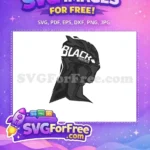 Free Side Profile Cartoon Free Fierce Black Mask Marvel Black Panther Free SVG - Instant Download