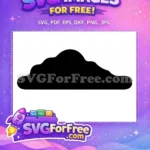 Free Kid Goku Riding Free Flying Nimbus Cloud Dragon Ball Z Free SVG - Instant Download