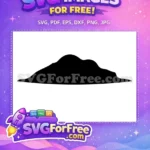 Free Black Silhouette Cloud Free Flying Nimbus Dragon Ball Free SVG 3 - Instant Download