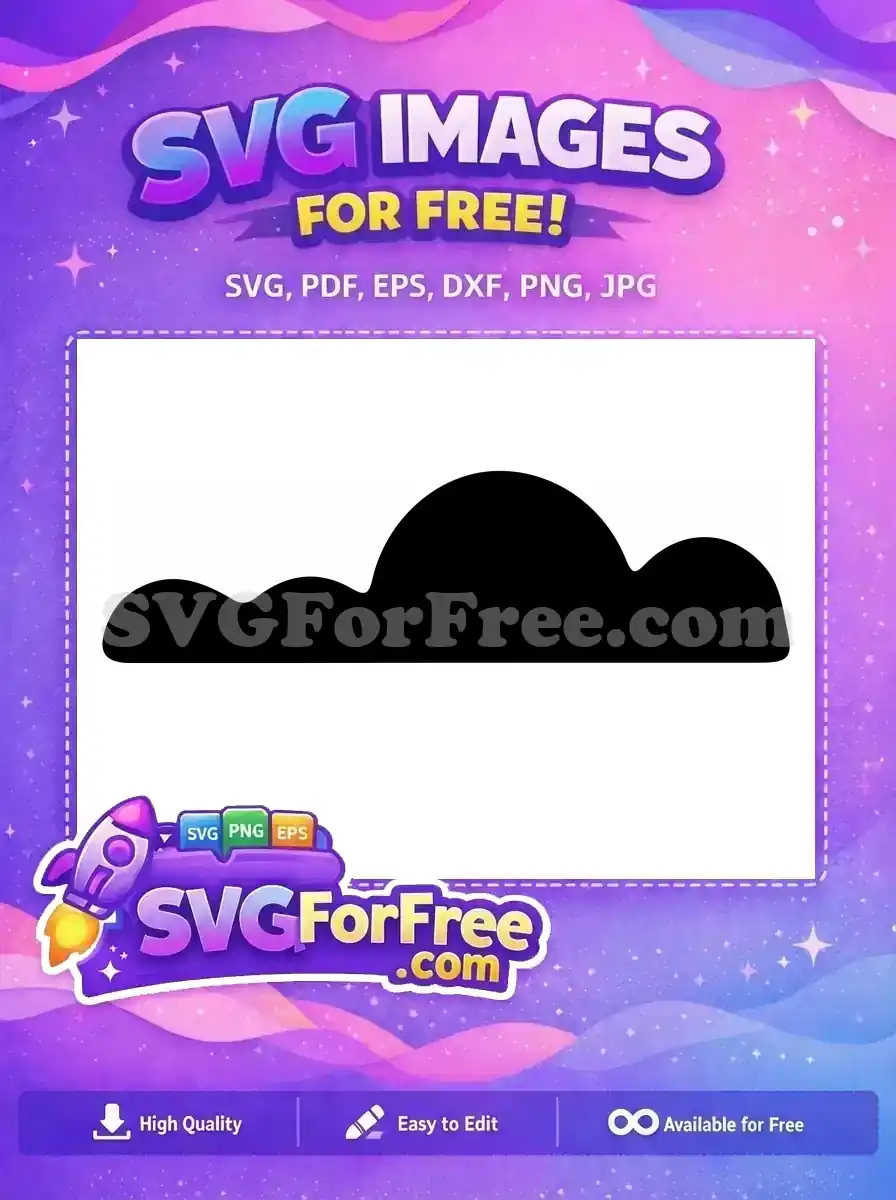 A completely black free design image, signifying a blank canvas or placeholder for your next free SVG project.