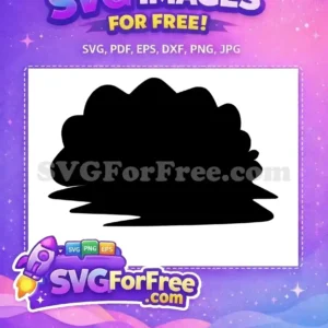A versatile free design displaying an organic black silhouette, ideal for various creative projects. Download your free vector!