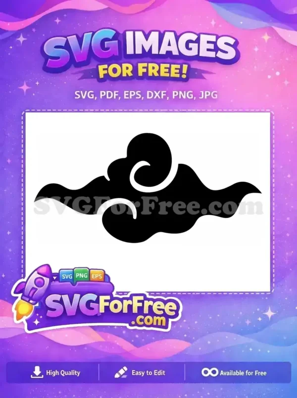 A blank black canvas representing a versatile free SVG design, ready for your creative project customization. Download this free graphic asset.