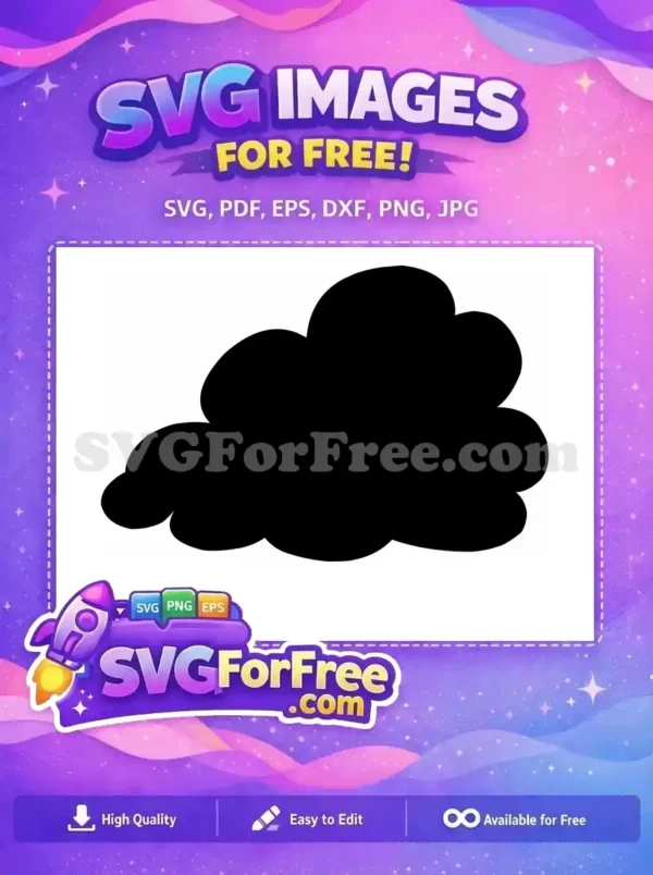 A blank black canvas representing a free, versatile SVG design, ready for your creative customization and projects.