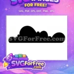 Free Akatsuki Black Silhouette Free Red Cloud Symbol Naruto Free SVG 3 - Instant Download