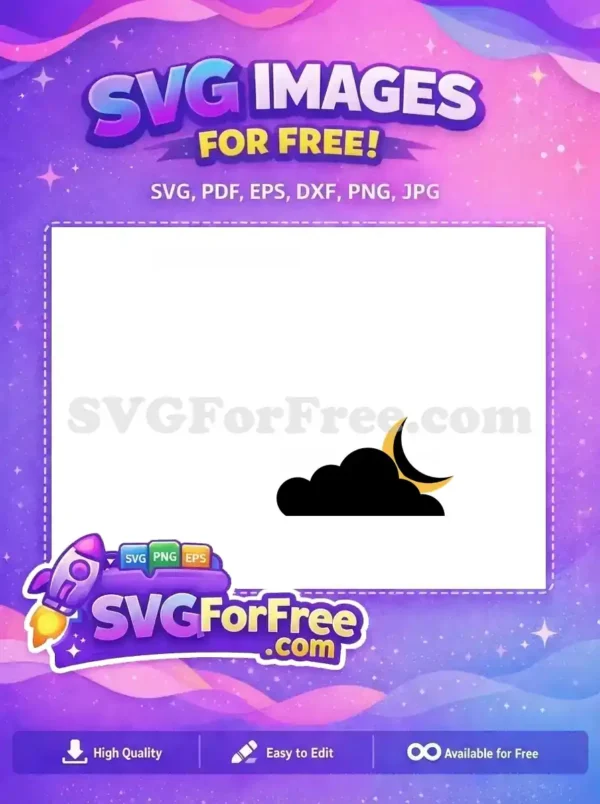 A bold, free abstract design featuring a dynamic gold crescent against stark black and white geometric shapes. Download now!