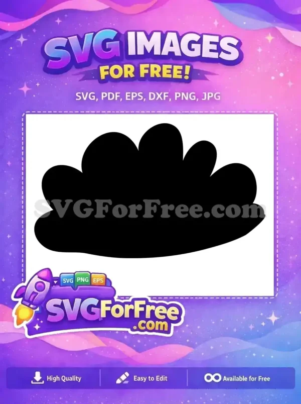 Free abstract organic shape SVG, a versatile free design for diverse projects. Download this unique free vector today!