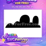 Free Flying Nimbus Cloud Free Black Silhouette Dragon Ball Free SVG 7 - Instant Download