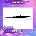 Free Black Silhouette Design Free Akatsuki Cloud Symbol Naruto Shippuden Free SVG - Instant Download