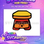 Free Red Sidetable Drawer Free Smiling Yellow Top Blue's Clues Free SVG - Instant Download