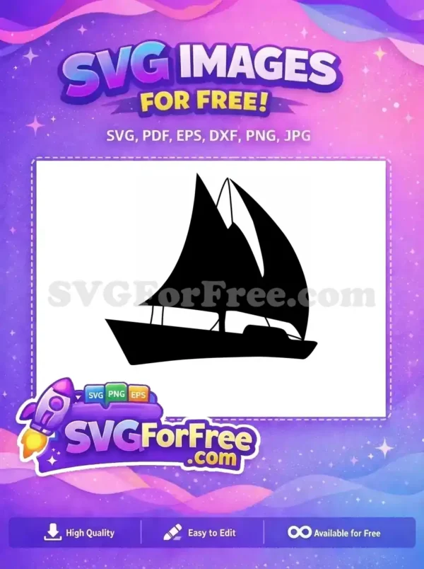 A striking free black banner or flag shape SVG design, ideal for bold statements and creative projects, totally free.