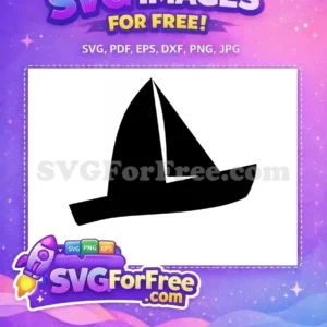 A striking free abstract geometric SVG design, black on white, featuring sharp angles and a dynamic form. This free vector is highly versatile.