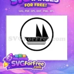Free Moana Sailing Boat Free Polynesian Waves Disney Princess Free SVG - Instant Download