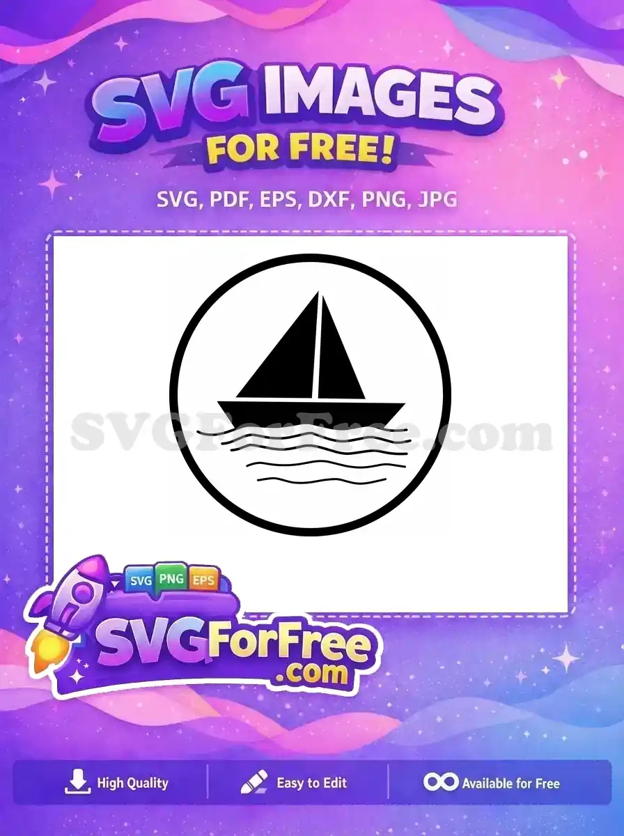A free blank design, ready for your creative touch. This versatile SVG offers endless possibilities for any project.