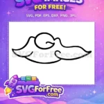 Free Black Silhouette Nimbus Free Goku Flying Cloud Dragon Ball Free SVG 1 - Instant Download