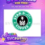 Free Buffy Holding Two Stakes Free Starbucks Parody Logo Buffy Free SVG - Instant Download