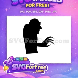 Free Spooky Monster Silhouette Design – Perfect for Crafts! A terrifying free monstrous creature silhouette, perfect for Halloween crafts and spooky digital designs. Grab this free design!