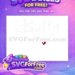 Free 20th Anniversary Logo Free Red Heart Buffy the Vampire Slayer Free SVG - Instant Download