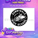 Free Sunnydale High School Emblem Free Fierce Razorback Mascot Buffy TV Show Free SVG - Instant Download