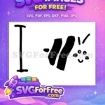 Free I Character Silhouette Free Happy Bug A Bugs Life Free SVG - Instant Download