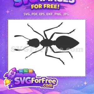 Free Ant Silhouette SVG Design – Perfect Free Vector Art Detailed free ant silhouette SVG, perfect for crafting and digital projects. A versatile, free design asset for everyone.