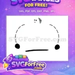 Free Smiling Heimlich Caterpillar Free Butterfly Bug Silhouette A Bug's Life Free SVG - Instant Download